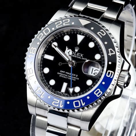 rolex gmt master 2 blue black|rolex black and red bezel.